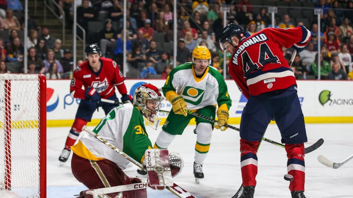 K-WINGS KNOTCH TRIO IN 2ND, WALLEYE SURGE BACK AT HOME