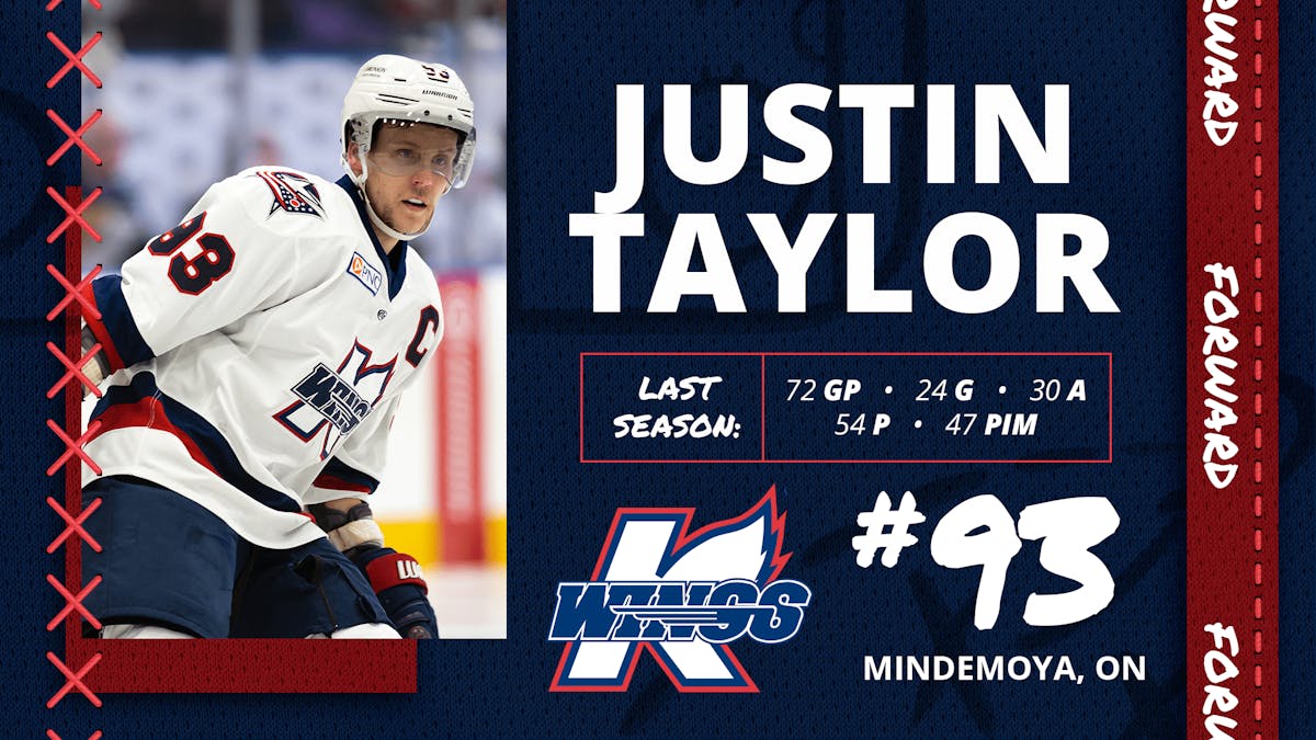 K-WINGS RE-SIGN JUSTIN TAYLOR
