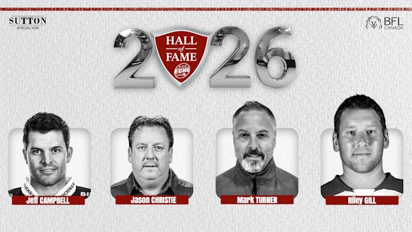 2026 ECHL HALL OF FAME CLASS ANNOUNCED, FORMER WING RILEY GILL TO BE ENSHRINED