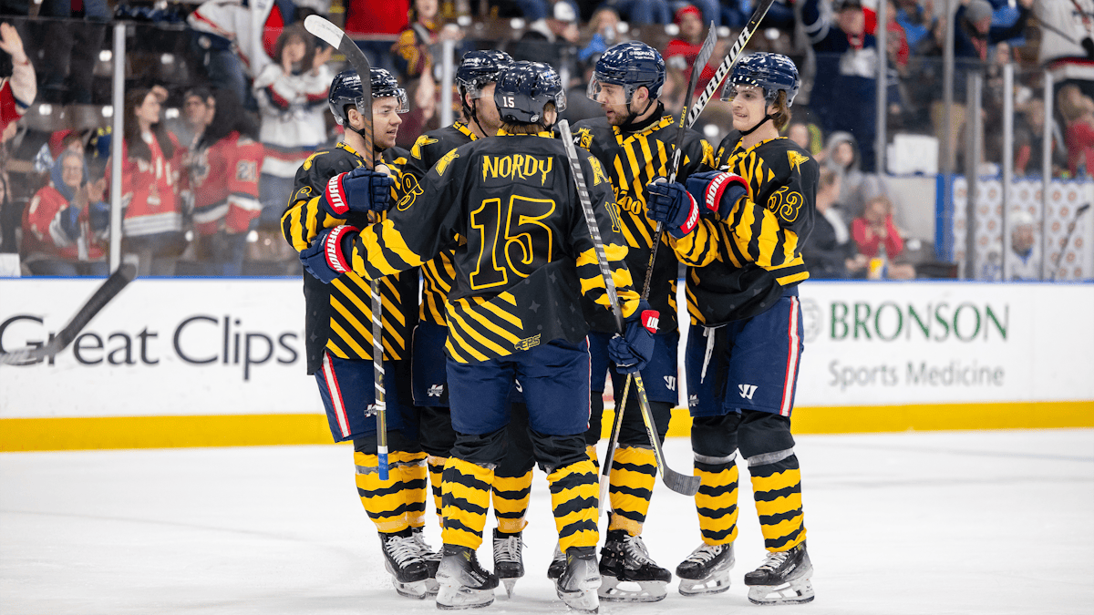 K-WINGS DISARM WALLEYE IN FRONT OF SRO SELLOUT CROWD