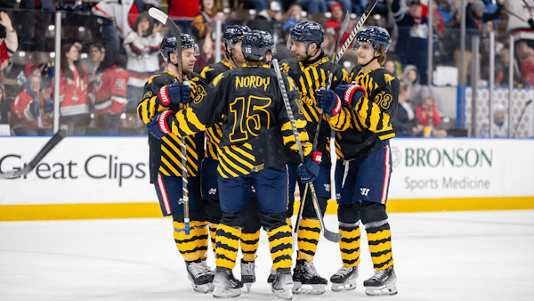 K-WINGS DISARM WALLEYE IN FRONT OF SRO SELLOUT CROWD